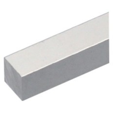 PROFILO PER FAI DA TE QUADRO PIENO mm 10 x 10 - mt 2 col.argento