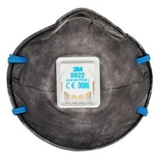 MASCHERA RESPIRATORIA SERIE 9000 CON VALVOLA 9922 - FF P2