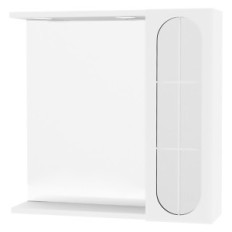 SPECCHIERA DA BAGNO PENSILE SINGOLO INA cm 57 x 16 x h.57 - laccato bianco