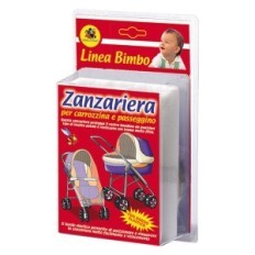 ZANZARIERA IN POLIESTERE PER CARROZZINA cm 150 x 250 - col. bianco