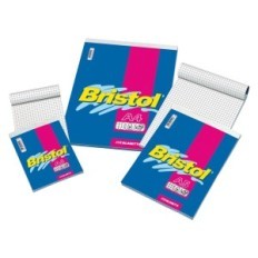 BLOCCO NOTE BRISTOL formato A5 - 60 fogli