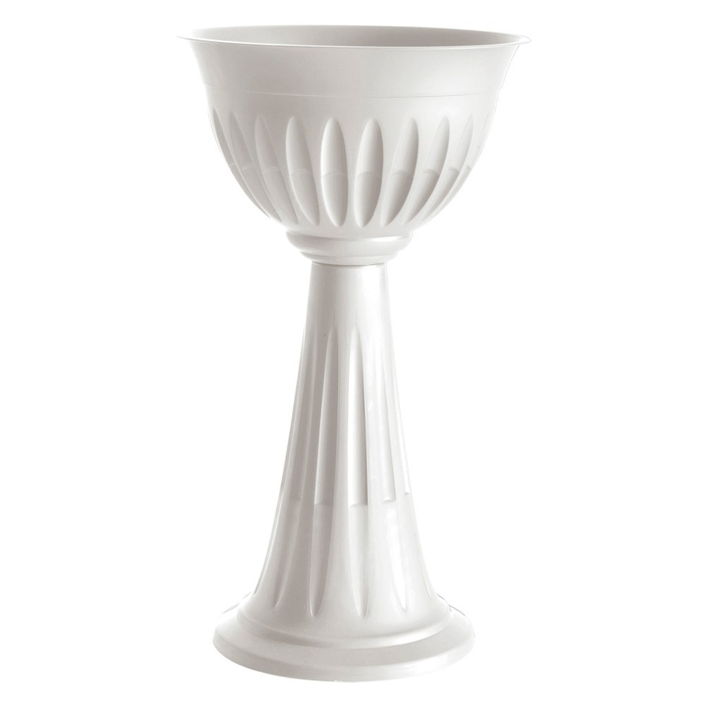 VASO PVC A COLONNA Ø cm 43 x h.745 lt.20 - grigio