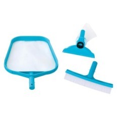 KIT PULIZIA PISCINA DELUXE 3 pezzi