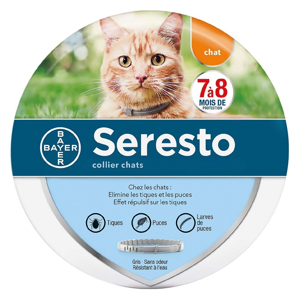 COLLARE ANTIPARASSITARIO SERESTO per cani oltre 8 kg - cm. 70