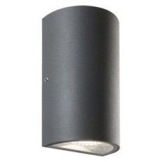 APPLIQUE DOPPIO LED TRUMP 12 W 700 lumen - grigio