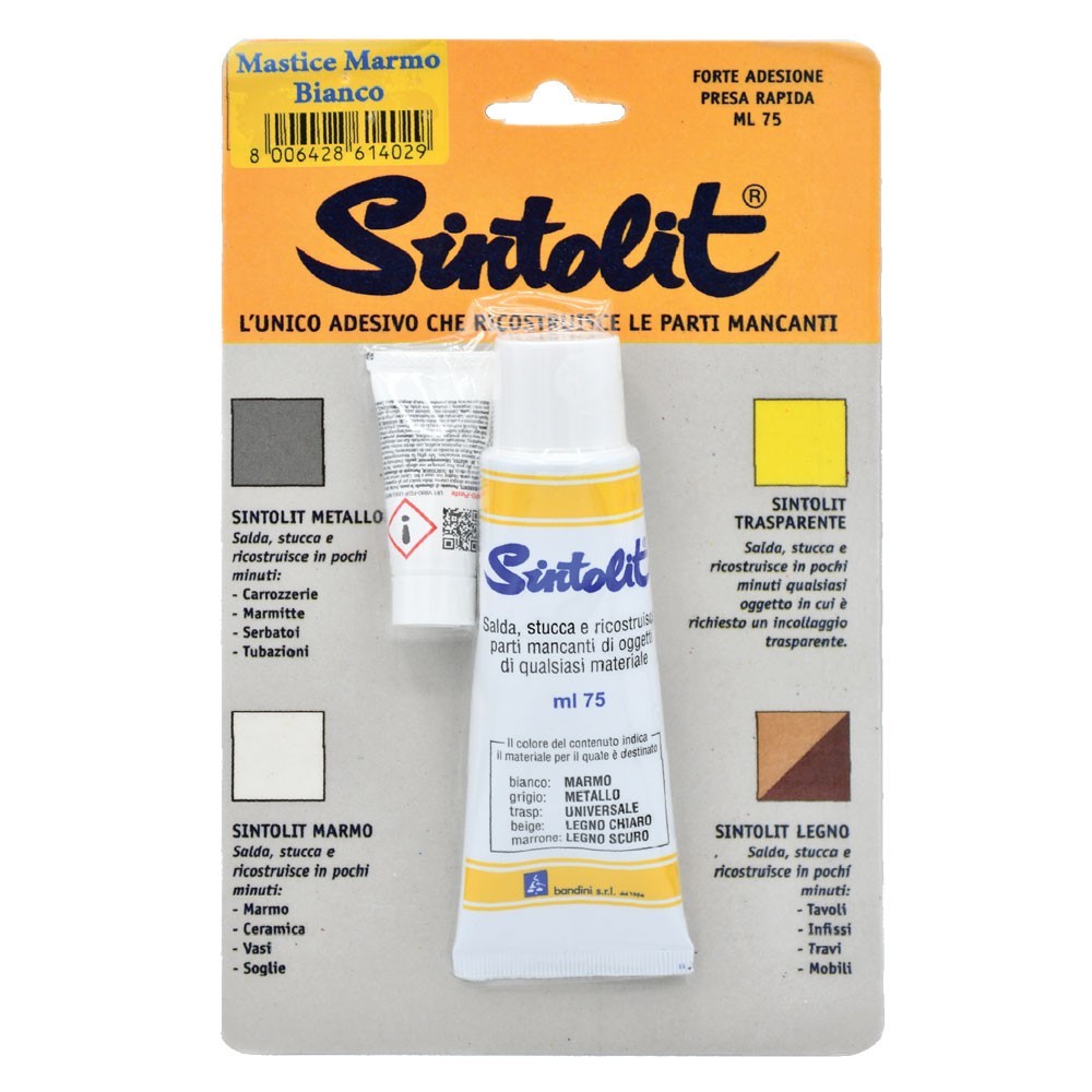 SINTOLIT MARMO E CERAMICA FAI DA TE ml 60 - bianco