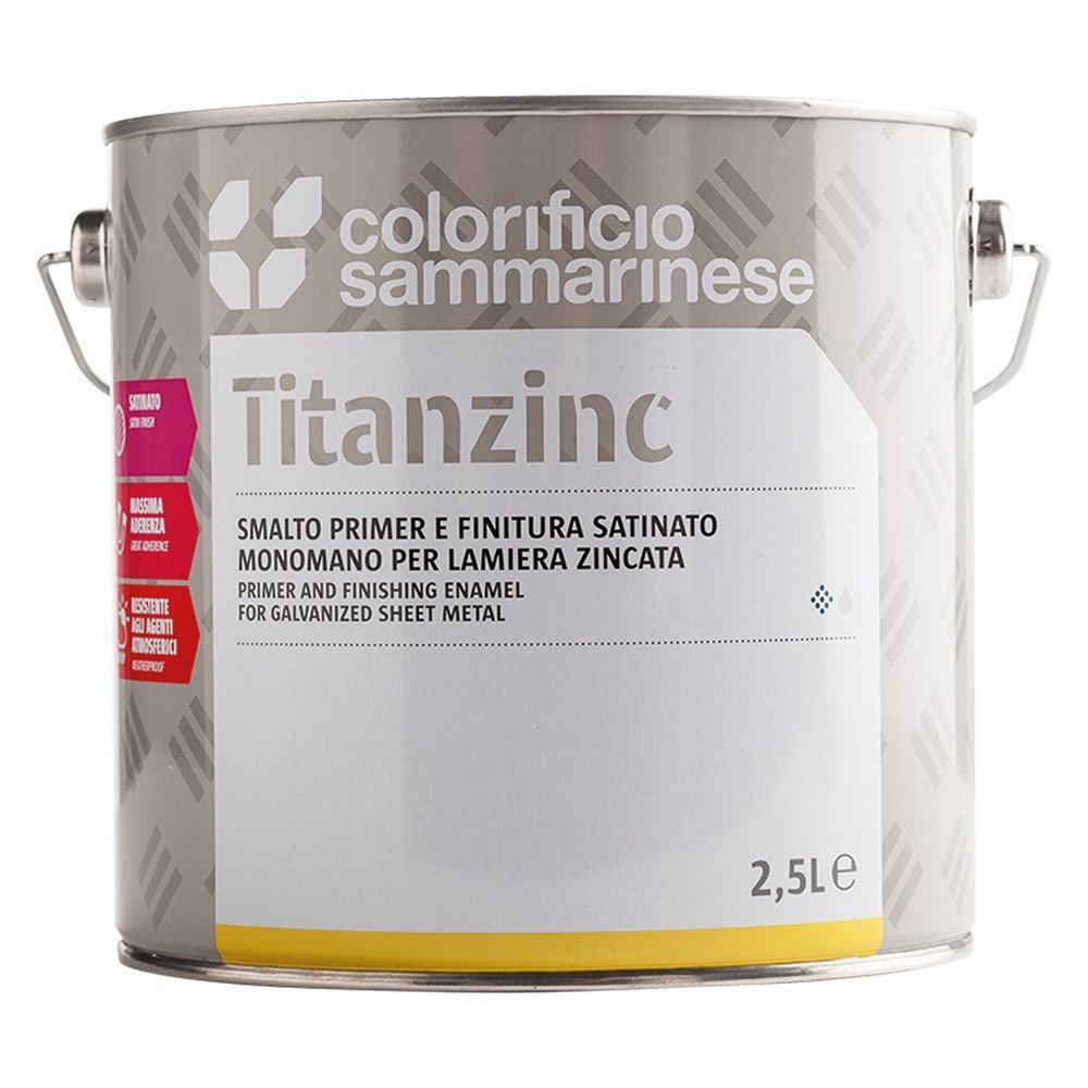 SMALTO SINTETICO RIEMPITIVO TITANZINC Lt. 0750 Bianco