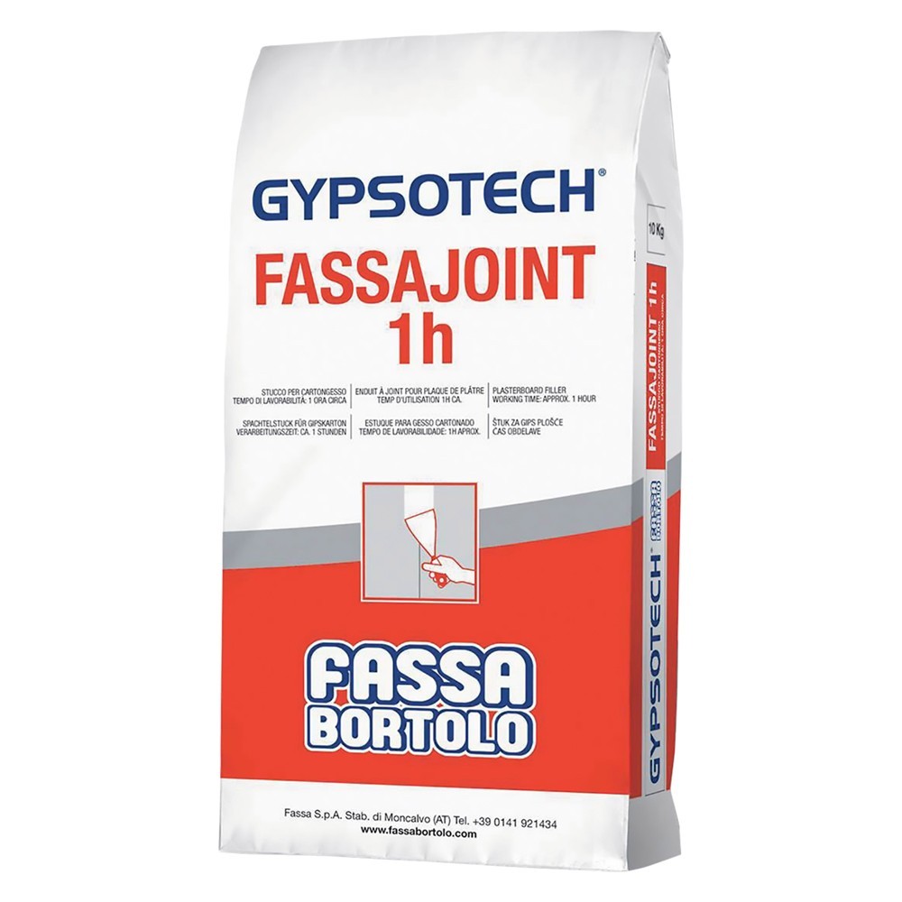 STUCCO IN POLVERE PER CARTONGESSO FASSAJOINT 1 H Kg. 5