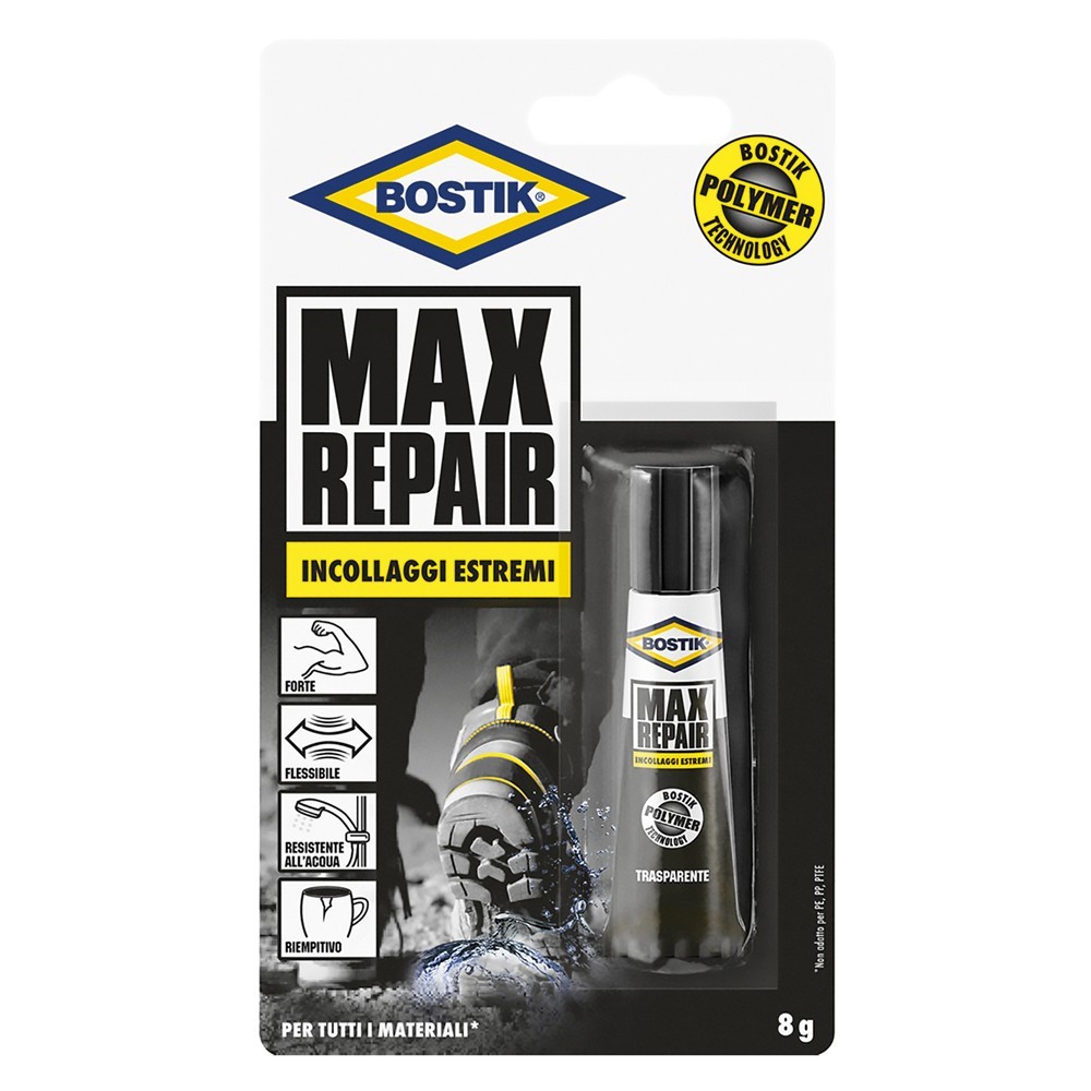 ADESIVO ISTANTANEO MAX REPAIR gr. 8