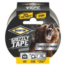 NASTRO TELATO GRIZZLY TAPE mm 50 x 25 mt - grigio