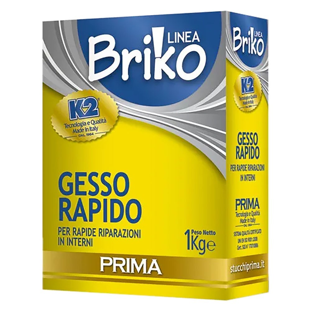 GESSO MURARIO RAPIDO BRIKO K2 Kg. 1 - scatola