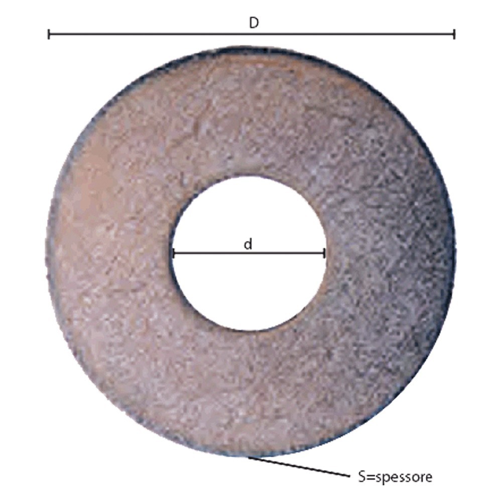 RONDELLA GREMBIALINA M 4 - 15 x 16 x 45 mm