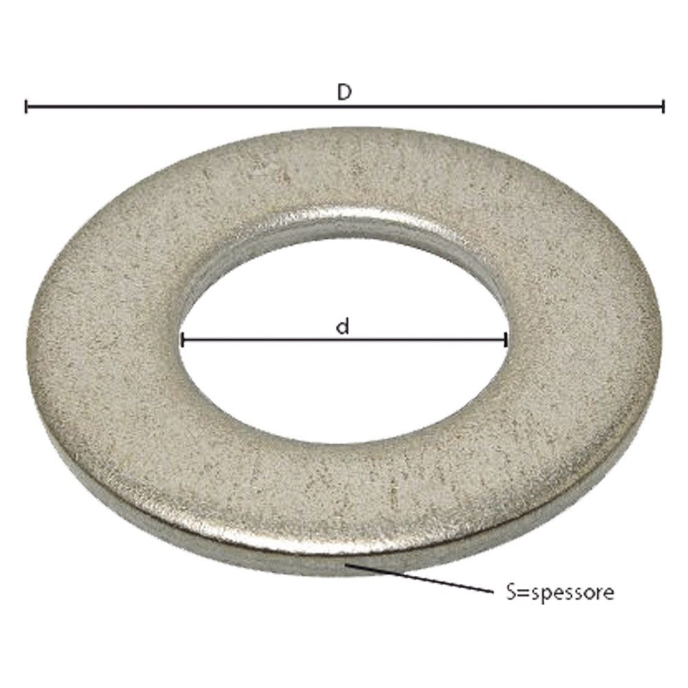 RONDELLA PIANA COMUNE M 5 - 11 x 10 x 55 mm