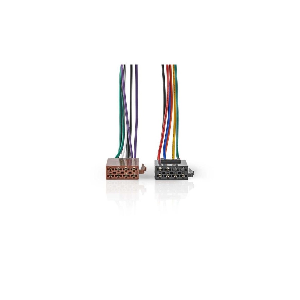 Cavo ISO Standard Connettore radio-2x Connettore per Auto 015m