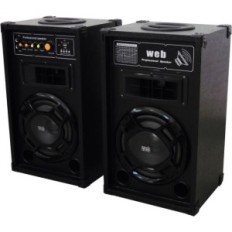 Casse Acustiche Amplificate Coppia 150W max con USB e Bluetooth