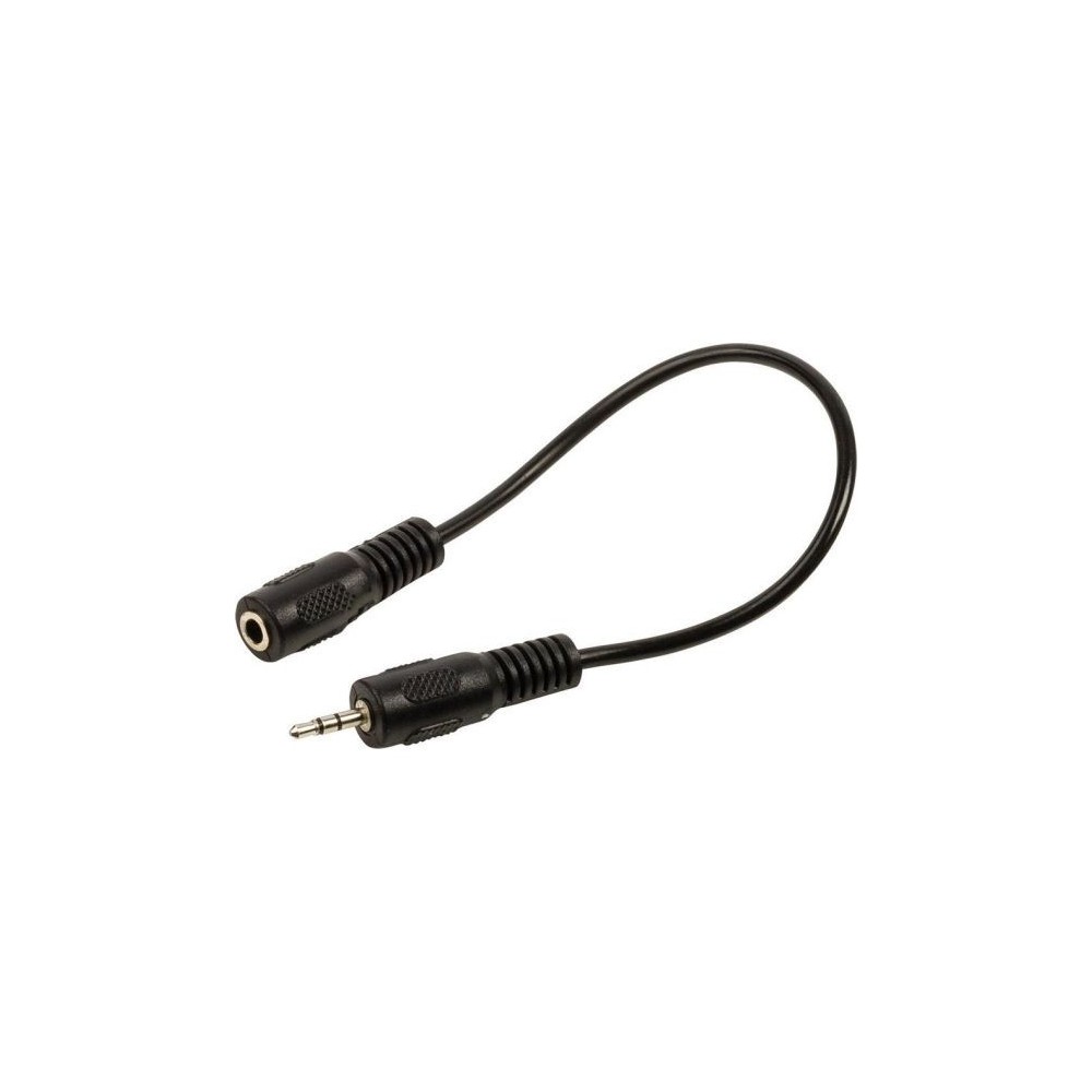 Cavo adattatore jack audio maschio 2.5mm - femmina 3.5mm