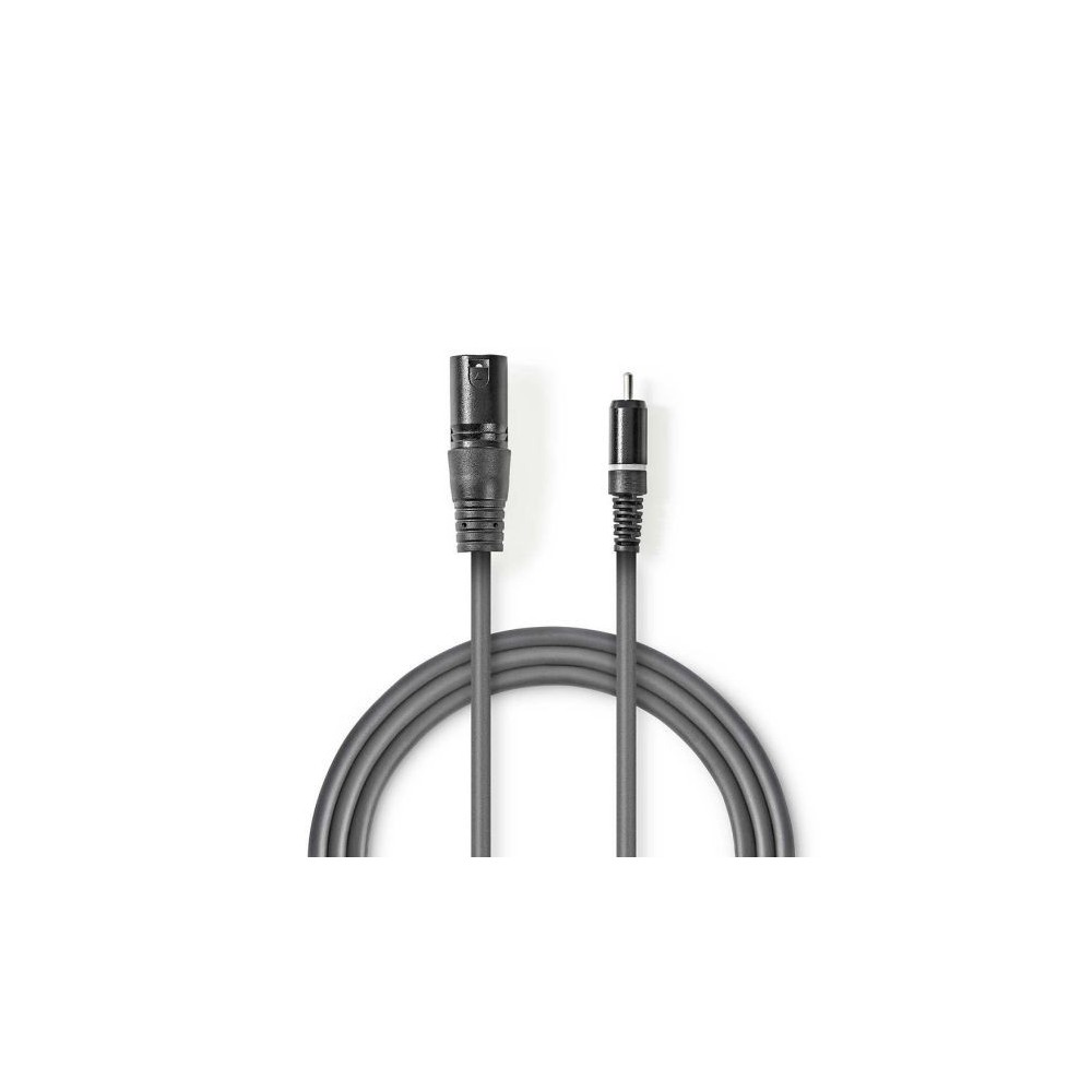 Cavo Audio XLR Maschio a 3 pin XLR-Maschio RCA 1.5m