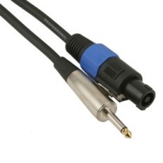 Cavo audio Jack 6.3mm maschio - Speakon maschio - 5 metri