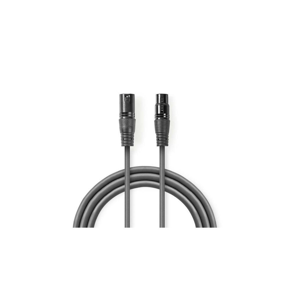 Cavo audio bilanciato XLR a 3 pin maschio-femmina 1.5m