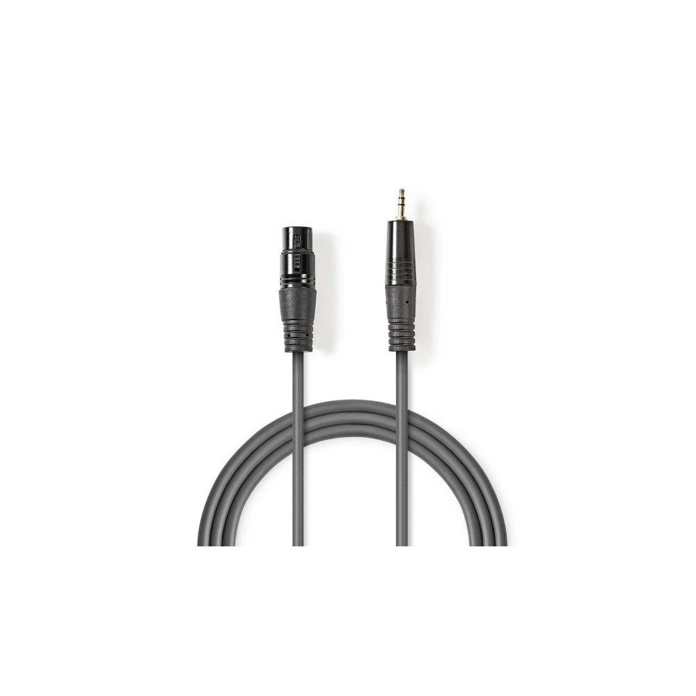 Cavo Audio XLR Bilanciato Femmina a 3 Pin XLR-Maschio da 35mm 1m