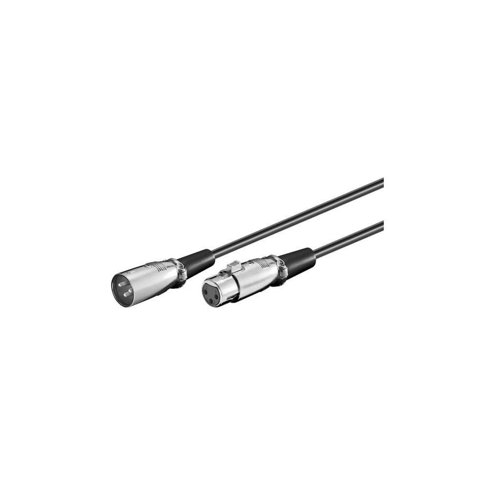 Cavo XLR 3 pin maschio-femmina 2m