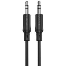 Cavo audio stereo jack audio 3.5mm 1m nero JA004