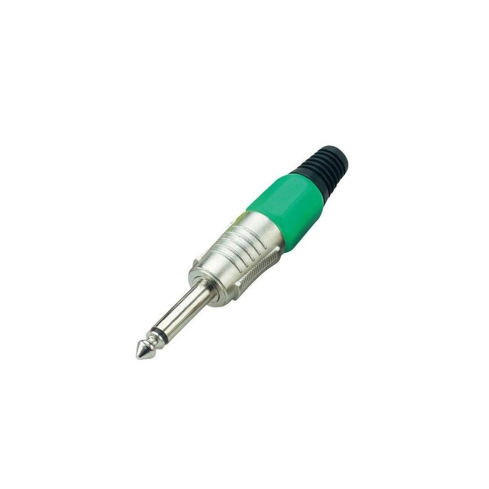 Connettore Jack 6.3mm mono - verde