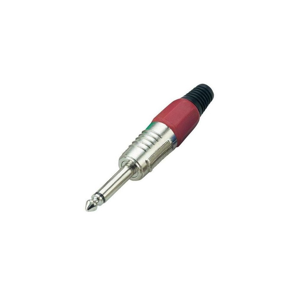 Connettore Jack 6.3mm mono - rosso