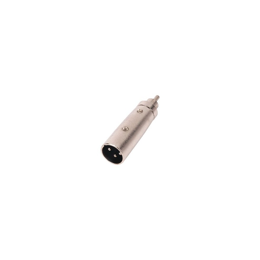 Adattatore XLR XLR 3p (M) - RCA Maschio Argento