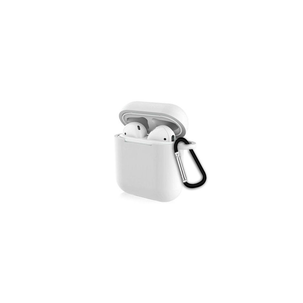 Cover protettiva in silicone per Airpods 1 & 2 (bianco)