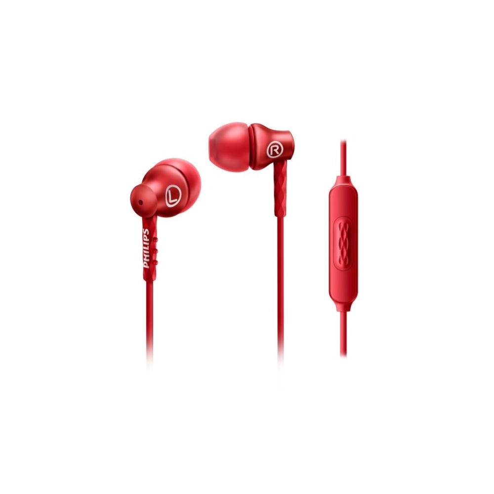 Philips SHE8105RD/00 auricolare Stereofonico Rosso