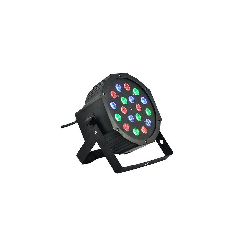 Faro strobo RGB a 18 LED 18W programmabile