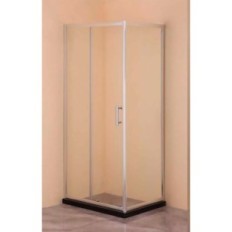 BOX DOCCIA CRISTALLO FISSO PIU SCORREVOLE DIAMAN cm 70 x 90 - H 185