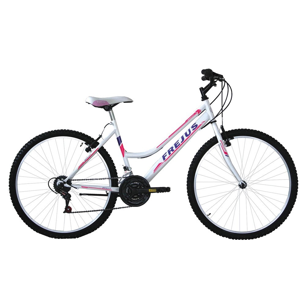 BICICLETTA DONNA MTB 26 - colore bianco/fuxia