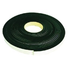 GUARNIZIONE IN GOMMA ADESIVA MUSS NERO - mm 15 x 5 - mt. 10