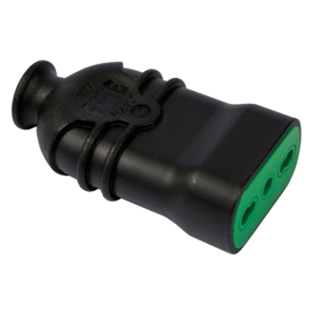 PRESA ALTA RESISTENZA HI-PRO 2PT 16A - colore nero