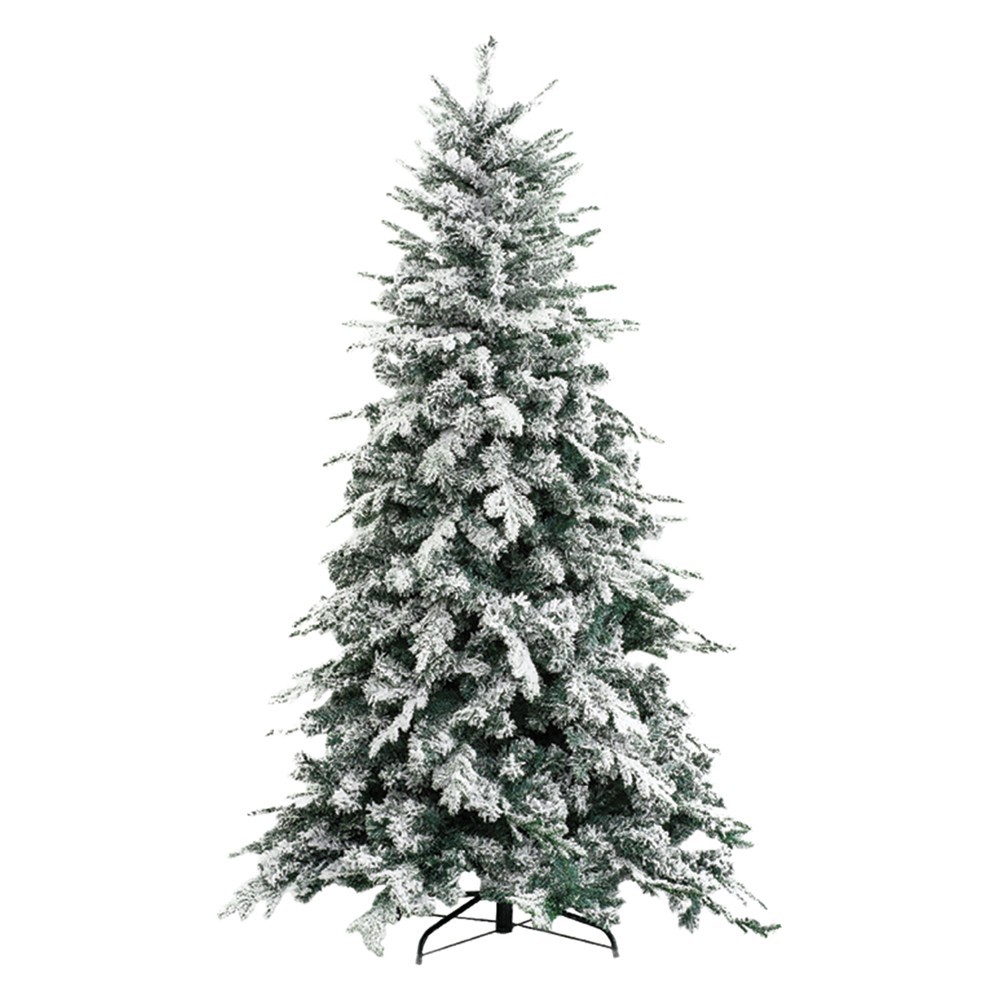 ALBERO DI NATALE INNEVATO ALASKA h.180 cm - base 124 cm / 1366 rami