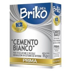 CEMENTO BIANCO IN POLVERE BRIKO K2 Kg. 1 - scatola