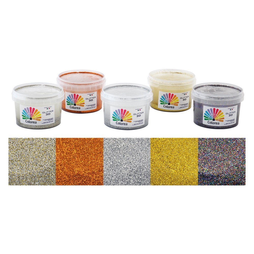 GLITTER PER DECORAZIONI ml.250 - multicolor