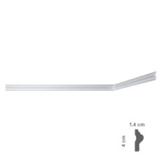 CORNICE DECORATIVA PER SOFFITTO mod. I709 - mm 14 x 40