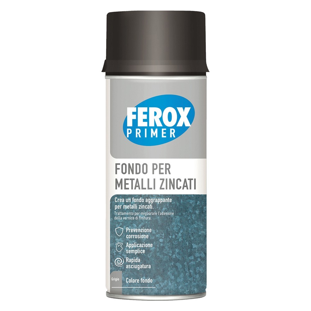 FEROX FONDO AGGRAPPANTE SPRAY alluminio (fondo grigio scuro)