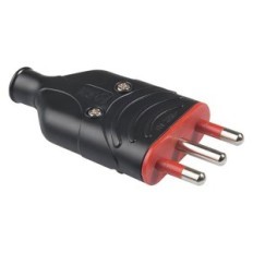 SPINA ALTA RESISTENZA ELA PLUG 2PT 16A - colore nero