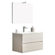 MOBILE BAGNO EASY base 81 x 47 x h.53 - rovere grigio