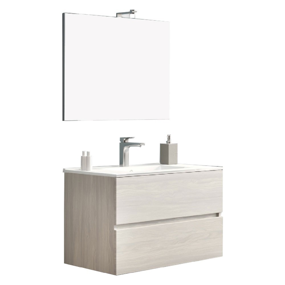 MOBILE BAGNO EASY base 101 x 47 x h.53 - rovere grigio