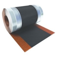 BANDA AUTOADESIVA SOTTOCOLMO ONDULAIR ADHESIVE h. 390 mm x 5 mt. - colore terracotta (RAL8004)