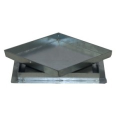 SIGILLO PORTAPAVIMENTO TIPO PESANTE cm 20 x 20 - luce cm 156 x 156 - telaio h.5 cm