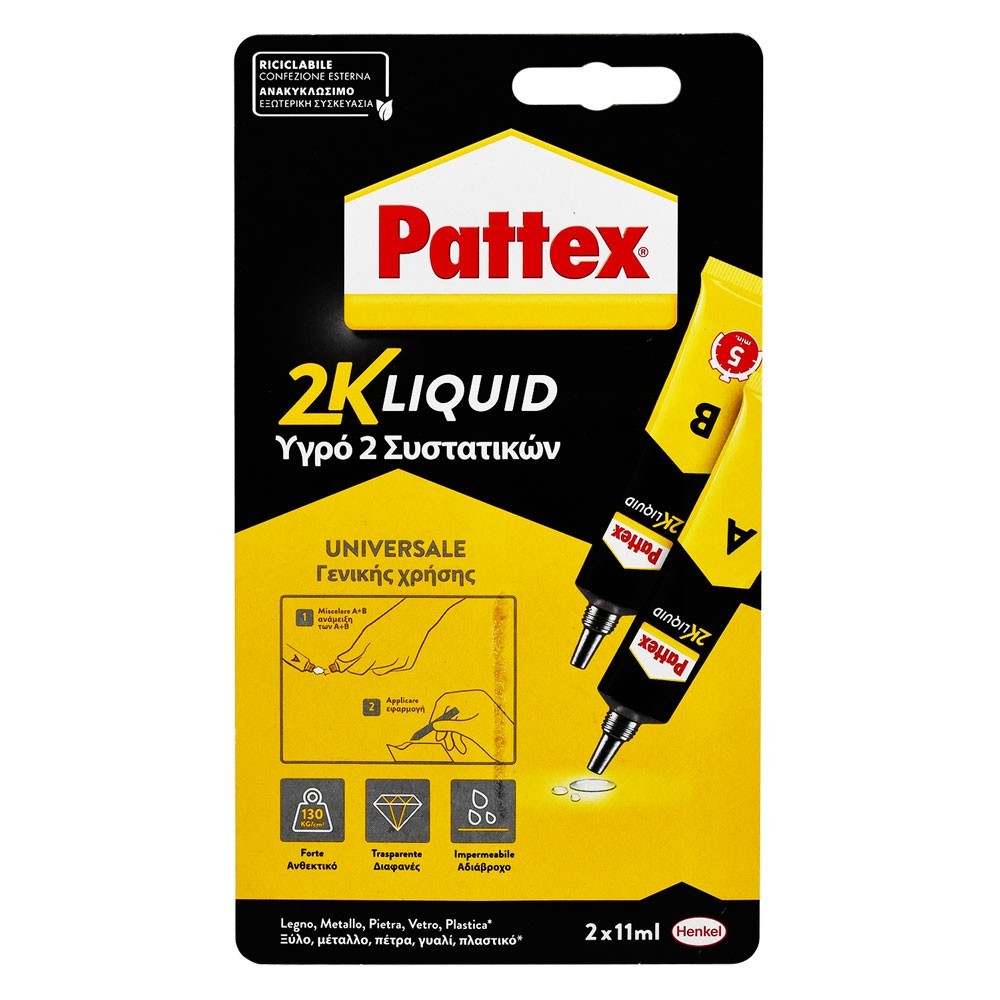 PATTEX ADESIVO 2K LIQUID ml. 22 (2 x 11)