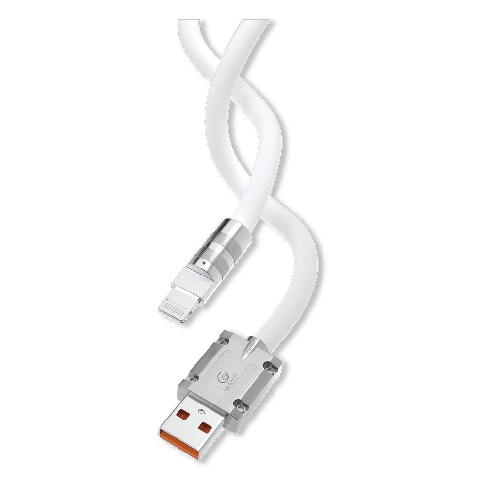 CAVETTO PER SMARTPHONE/TABLET CARICA RAPIDA USB / Lightning - (ricarica fino 120W)