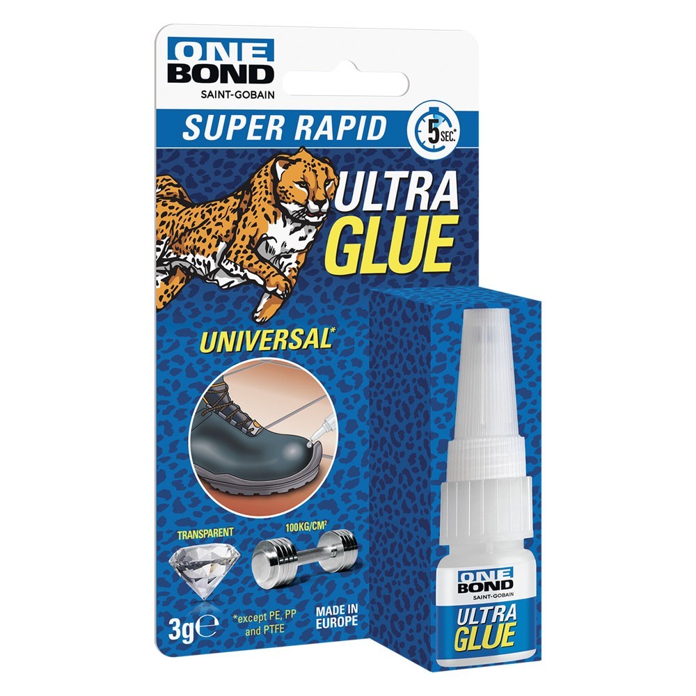 ADESIVO ISTANTANEO UNIVERSALE GEL ULTRA GLUE UNIVERSAL GEL gr. 3