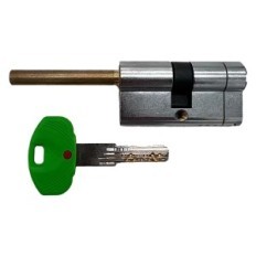 CILINDRO PROFILATO PER POMOLO SERIE EVO K22 mm 261036  72 (3141) cromo satinato